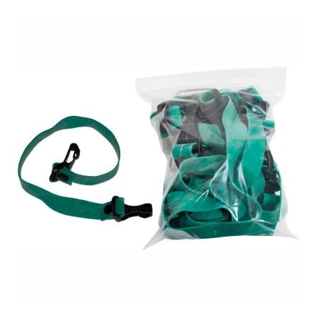 Fabrication Enterprises CanDo Adjustable Exercise Band, Medium, Green, 10 Each 10-3203-10